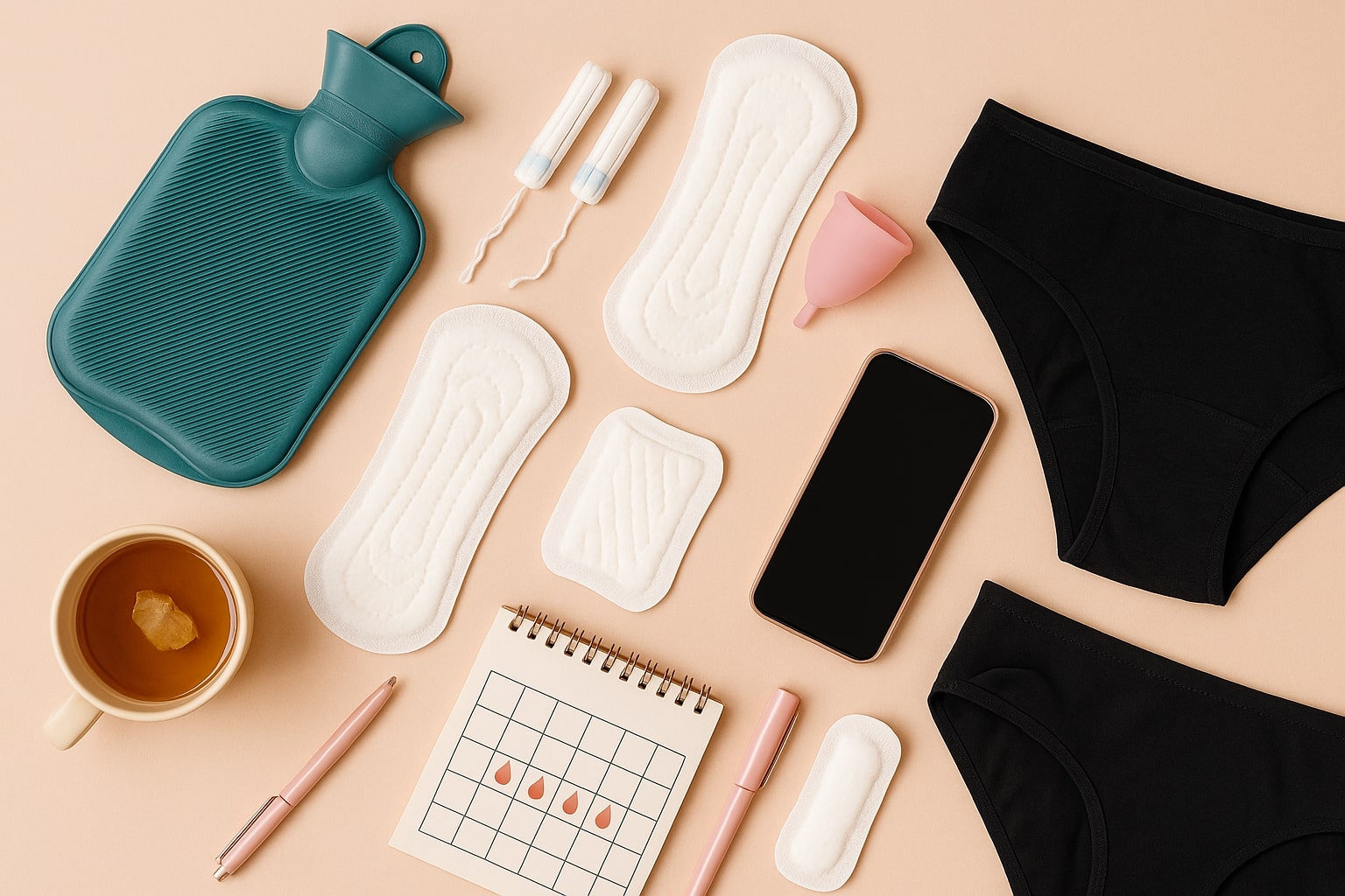 Period products display